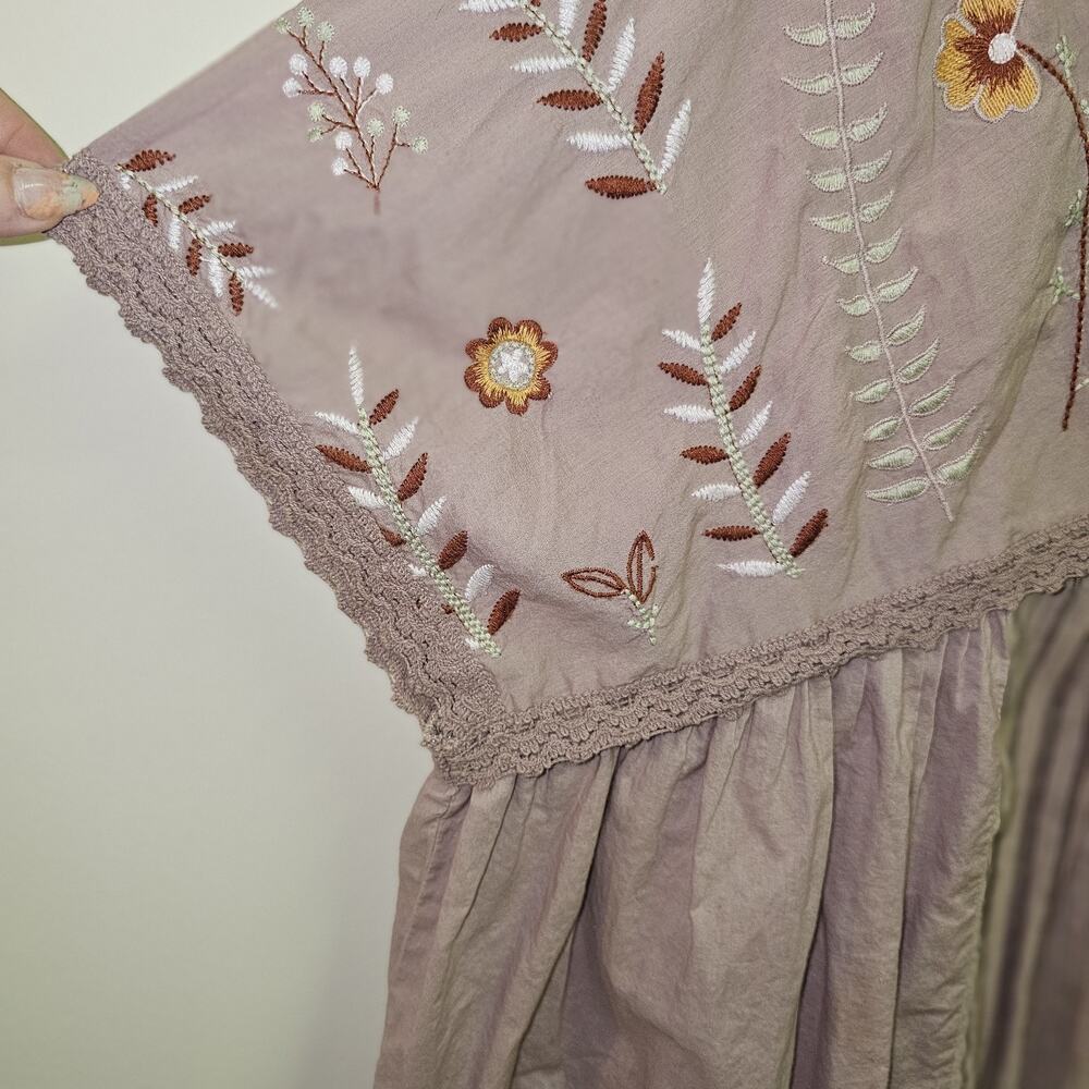 Logo Lavish Boho Festival Hi Lo Top Kimono Sleeves Oversized XS (fit up to 1X) - Picture 5 of 9